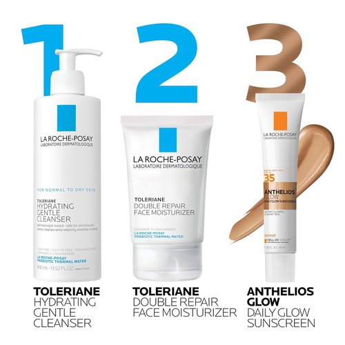 La Roche-Posay Anthelios Glow Tinted Sunscreen - SPF 35, Broad Spectrum, Lightweight Hydration for All Skin Types