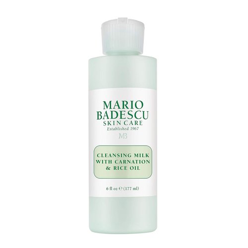 Mario Badescu Cleansing Milk - Gentle No Rinse Makeup Remover with Carnation & Vitamin E, 8 oz