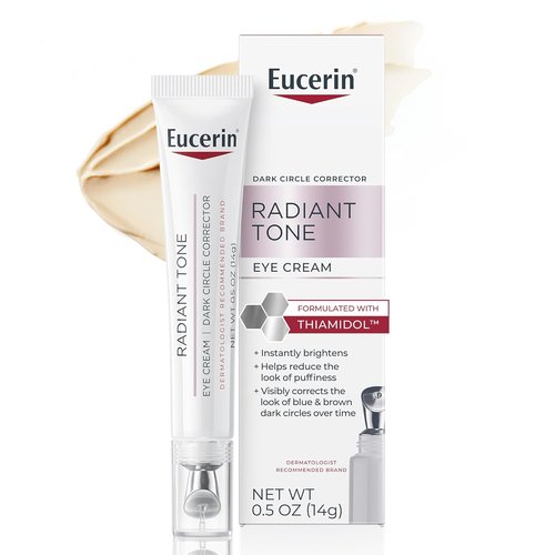 Eucerin Radiant Tone Eye Cream - Dark Circle Corrector with Thiamidol & Hyaluronic Acid | 0.5 Oz