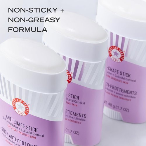 First Aid Beauty - Anti-Chafe Stick | Shea Butter & Oatmeal Formula, Sweat-Resistant, 1.7 oz