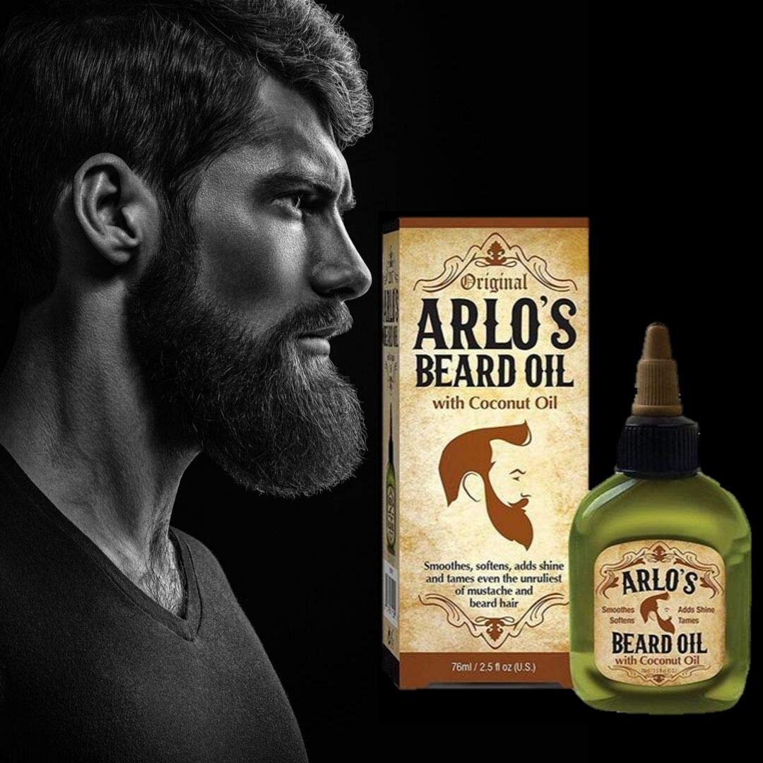 Arlo's Beard Oil - Nourishing Argan Oil Formula | 2.5 Fl Oz for Soft, Healthy Beards