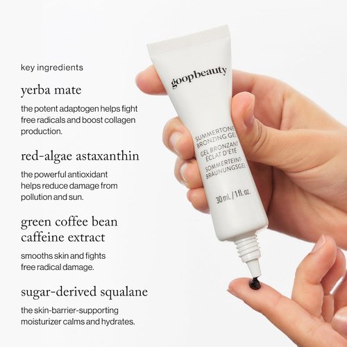 Goop Beauty Summertone Bronzing Gel - Hydrating Skin Tint for Sun-Kissed Glow | 1 fl oz