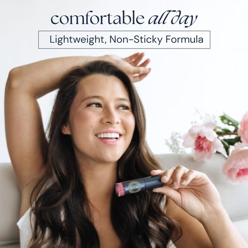 Brush On Block Lip Oil SPF 30 - Hydrating Mineral Protection from UVA/UVB & Blue Light | Fig Flavor