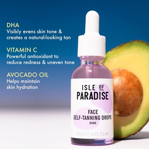 Isle of Paradise Mini Self Tanning Natural Glow Face Drops