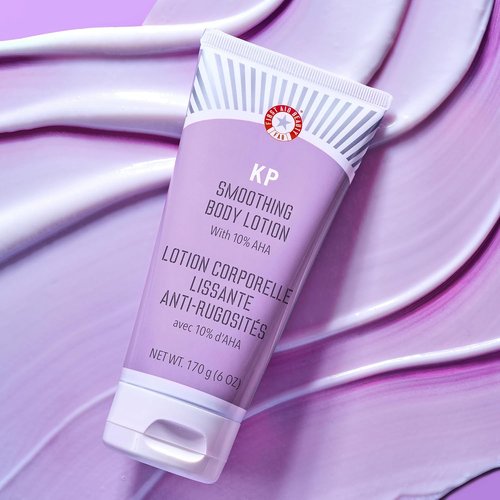 First Aid Beauty - KP Smoothing Body Lotion | 10% AHA for Exfoliation & Deep Hydration, 6 oz, 2ct