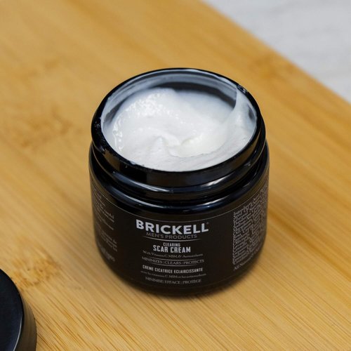Brickell Men's Scar Cream - Natural & Organic Formula to Reduce Scars & Even Skin Tone | 2 Oz Scented