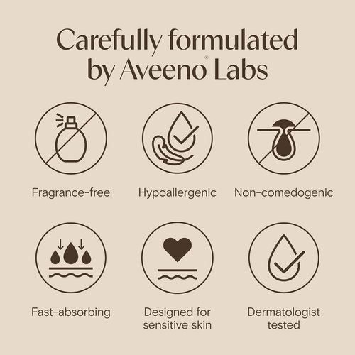 Aveeno Calm + Restore Face Serum - Hydrating Formula for Sensitive Skin | Gentle & Fragrance-Free, 1 fl. oz