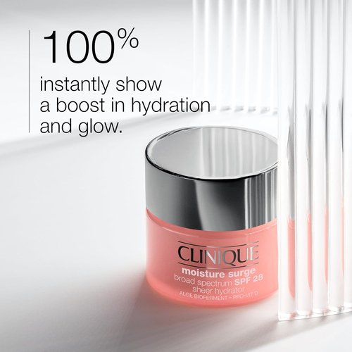 Clinique Moisture Surge Face Moisturizer - Hydrating SPF 28 with Hyaluronic Acid & Aloe Bioferment