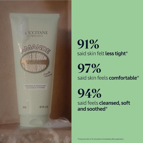 L’Occitane Almond Shower Gel - Gentle Body Wash for Radiant, Smooth Skin | Vegan & Moisturizing