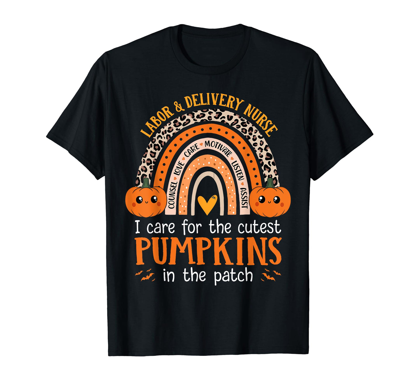 Labor and Delivery Nurse Halloween L&D Nurse Cutest Pumpkins T-Shirt