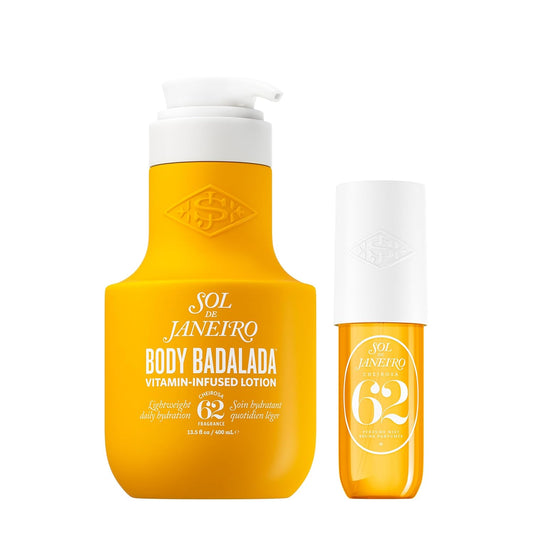 Sol de Janeiro Vanilla Body Lotion & Cheirosa 62 Mist Bundle - Hydrating & Fragrant Duo
