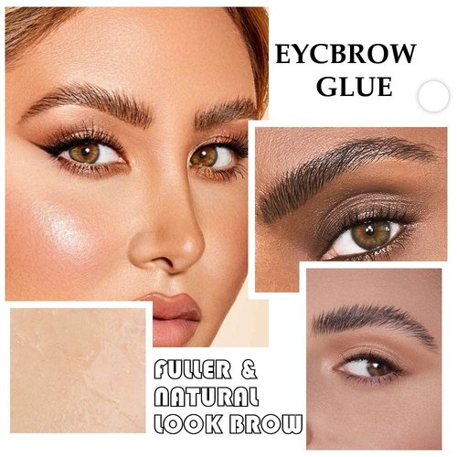 Kaely Brow Mascara - Waterproof Tinted Eyebrow Gel | 2 Pcs Vegan & Cruelty-Free, Transparent Color