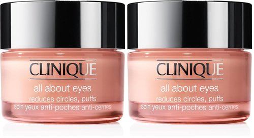 Clinique All About Eyes Eye Cream - Lightweight, Hydrating, Brightening & Depuffing | 1 Ounce (Pack of 2)