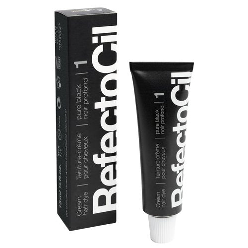 RefectoCil Hair Tinting Kit - Cream Dye, Liquid Oxidant 3%, Mixing Brush & Dish Included