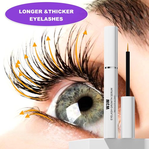 Lash Serum- Rapid Eyelash Growth Serum for tronger, Healthier Lashes & Brows, Vegan & Cruelty-Free (1 PCS)