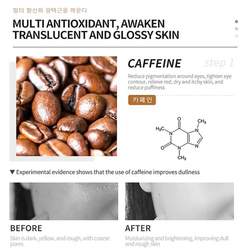DEleventh Caffeine Repair Face Serum - Natural Extracts for Anti-Aging & Hydration | 37ml