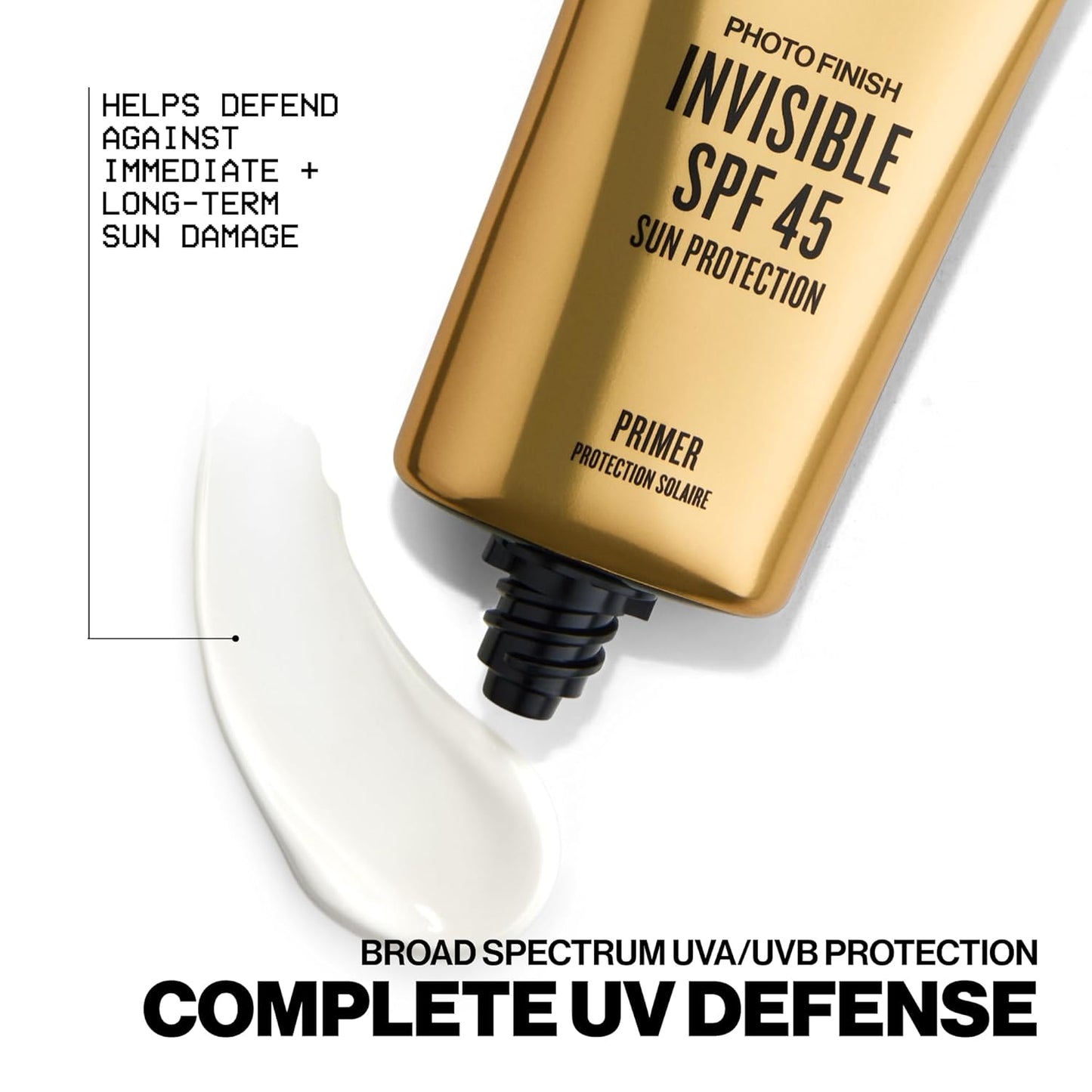 Smashbox Photo Finish Primer SPF 45 | Lightweight, Non-Greasy Protection for Flawless Makeup