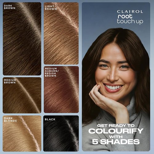 Clairol Root Touch-Up Temporary Hair Coloring Spray, Light Brown Hair Color, Pack of 1 - Packaging May Vary