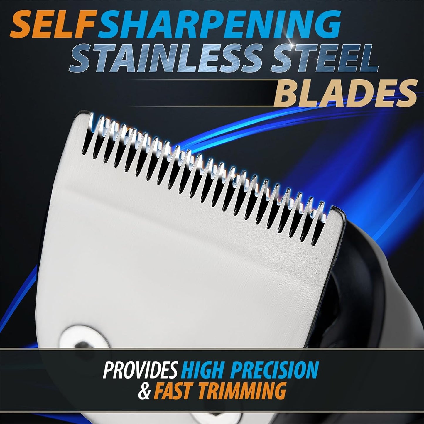 Skiennix Beard Trimmer - 21-Piece Men's Grooming Kit | Cordless Rechargeable Electric Razor in Gold