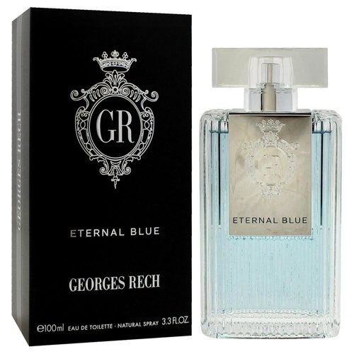 Georges Rech Eternal Blue for Men - Refreshing 3.3 oz EDT Spray | Invigorating Fragrance