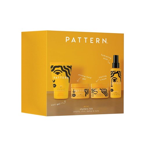 PATTERN Beauty Mini Stylers Kit - Hydrating Mist, Curl Gel & Styling Cream for Curly Hair | 3 Fl Oz