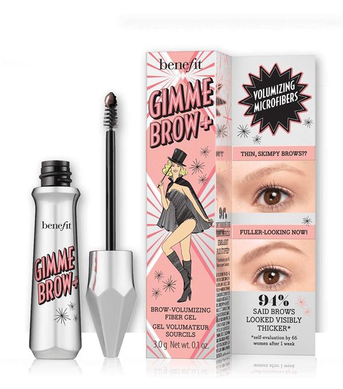 Benefit Cosmetics Gimme Brow + Volumizing Eyebrow Gel - Neutral Deep Brown, 1 Count