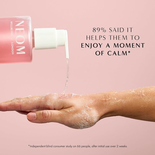 Neom Complete Bliss Hand Wash - 300ml | Blush Rose, Lime & Black Pepper | Natural Color from Gardenia Fruit | 100% Recyclable & Refillable