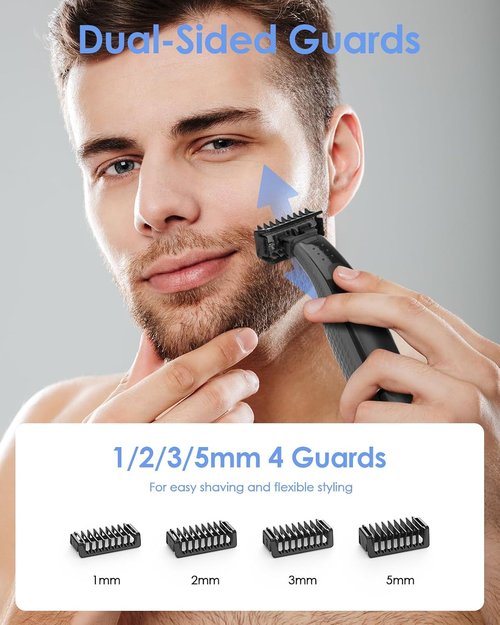 Guide Guards with Stand by O Blade - Premium Skin & Body Combs Replacement Set (6PC + Stand)
