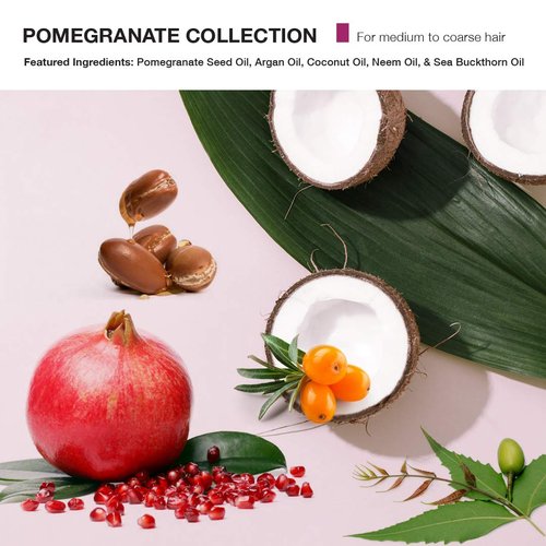 MOP Pomegranate Nourishing Oil - Lightweight Shine & Heat Protectant - 1.7 fl oz