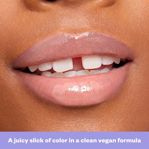 Kosas Wet Lip Oil Gloss - Hydrating Lip Plumping Treatment with Hyaluronic Acid & Peptides, Non-Sticky Finish (Unhooked)