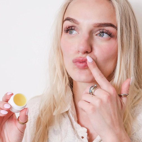 Lip Session Lip Balm Vanilla Original Flavor .33 Oz. Jars with Vitamin E & Cocoa Butter - Moisturizes & Soothes Dry, Cracked, or Chapped Lips (2 Pack)