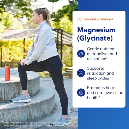 Pure Encapsulations Magnesium Glycinate - Stress Relief & Heart Health Supplement - 90 Capsules