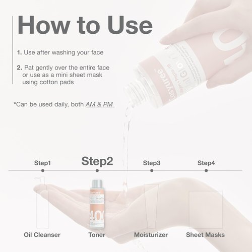 Cosyuree Collagen + Pepta-18 Vital Glow Toner, pH 5.5 Toner, pH Balancing, Absorbing Boost, Calming Skin, Refreshing, Hydrating, Purifying, Korean Skincare, 200ml/6.76 fl.oz