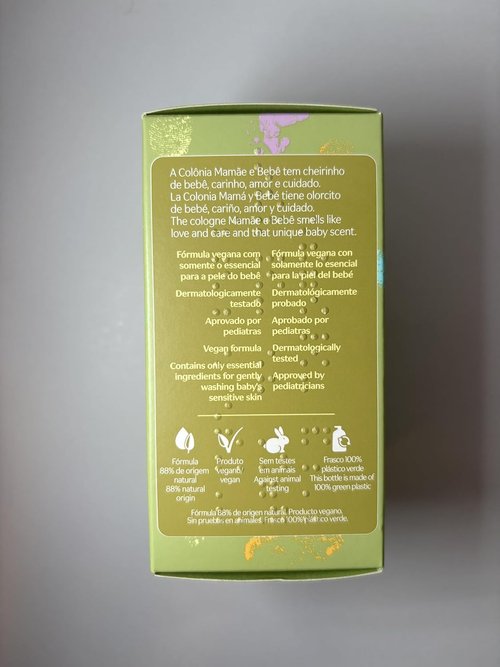 Natura Mom & Baby Cologne - Gentle Alcohol-Free Fresh Scent for Babies | Hypoallergenic & Vegan – 3.4 fl oz (100 ml)