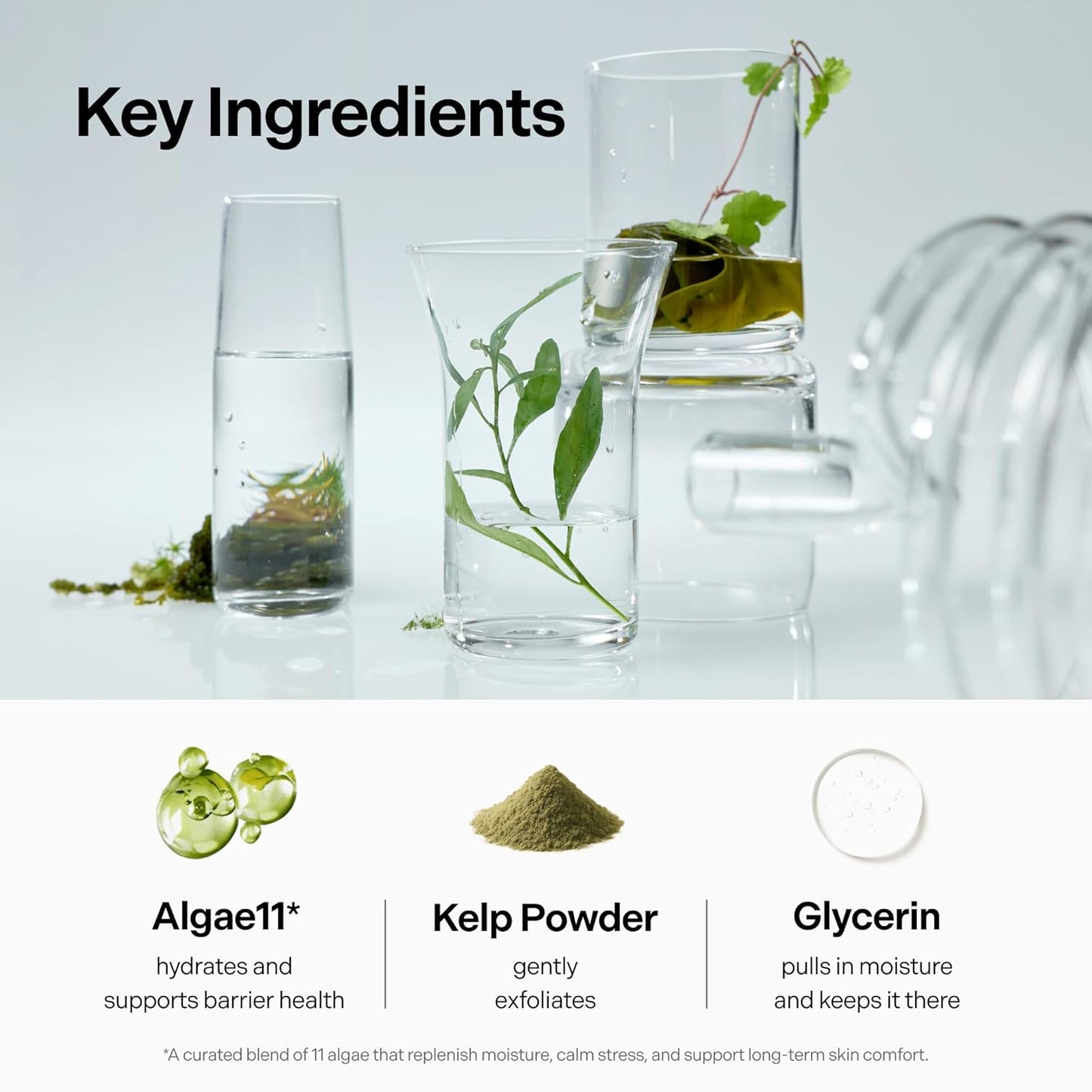 Skiennix pH Balanced Gel Cleanser - Hydrating Korean Foaming Face Wash with Algae11 & Kelp Powder | 100ml/3.38 fl.oz.