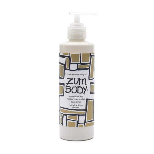 ZUM Frankincense & Myrrh Lotion - Nourishing Moisturizer for Soft Skin | 8 Oz