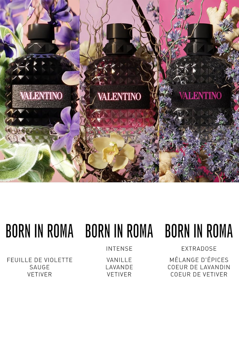 Valentino Uomo Born In Roma Intense - 3.4 oz Eau de Parfum Spray for Men | Bold & Sophisticated Fragrance