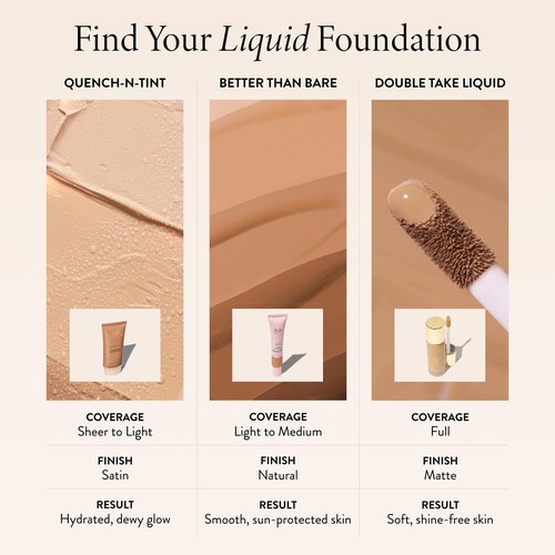 LAURA GELLER NEW YORK Quench-n-Tint Tinted Moisturizer - Sheer to Light Buildable Coverage - Natural Glow Finish - Lightweight Formula with Hyaluronic Acid, 04 Medium