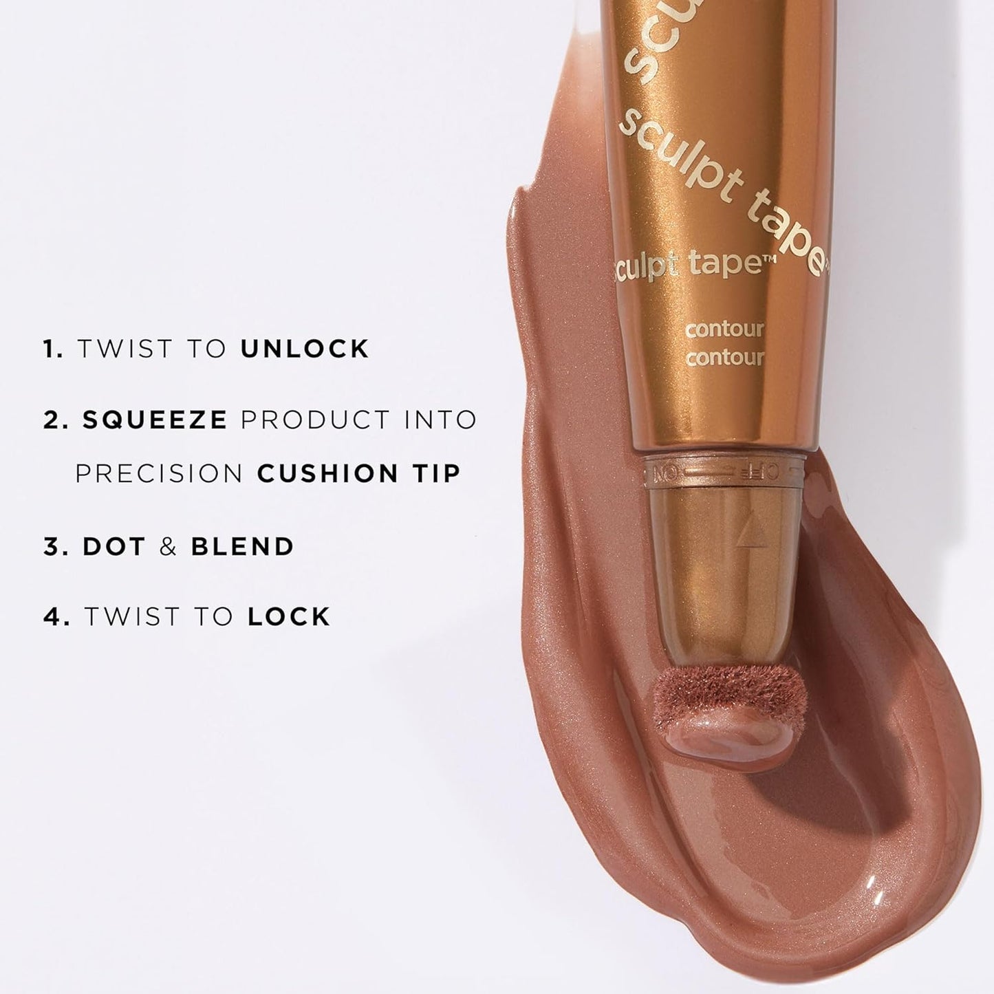Tarte Sculpt Tape Contour - Lightweight Cream Bronzer with Shea Butter for Natural Glow | Vegan & Cruelty-Free