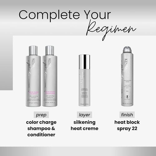 Kenra Platinum Heat Block Spray 22 - Ultimate Heat Protecting Hairspray for All Hair Types | High Hold & Clean Release