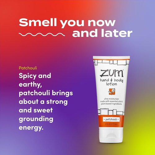 Indigo Wild Zum Hand & Body Lotion - Natural Moisturizer with Shea Butter & Jojoba Oil - Patchouli Scent | 6 fl oz