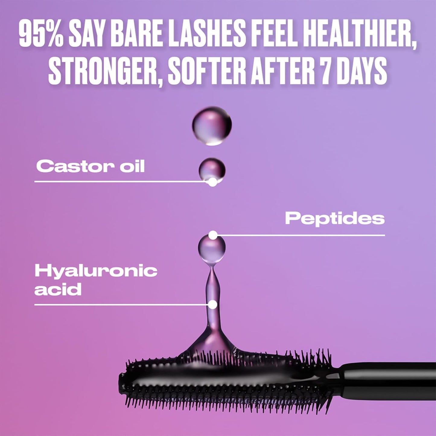 Urban Decay Tube Job Lash Tubing Mascara - 24HR Lengthening & Volumizing, Anti-Clump, Washable with Castor Oil & Peptides