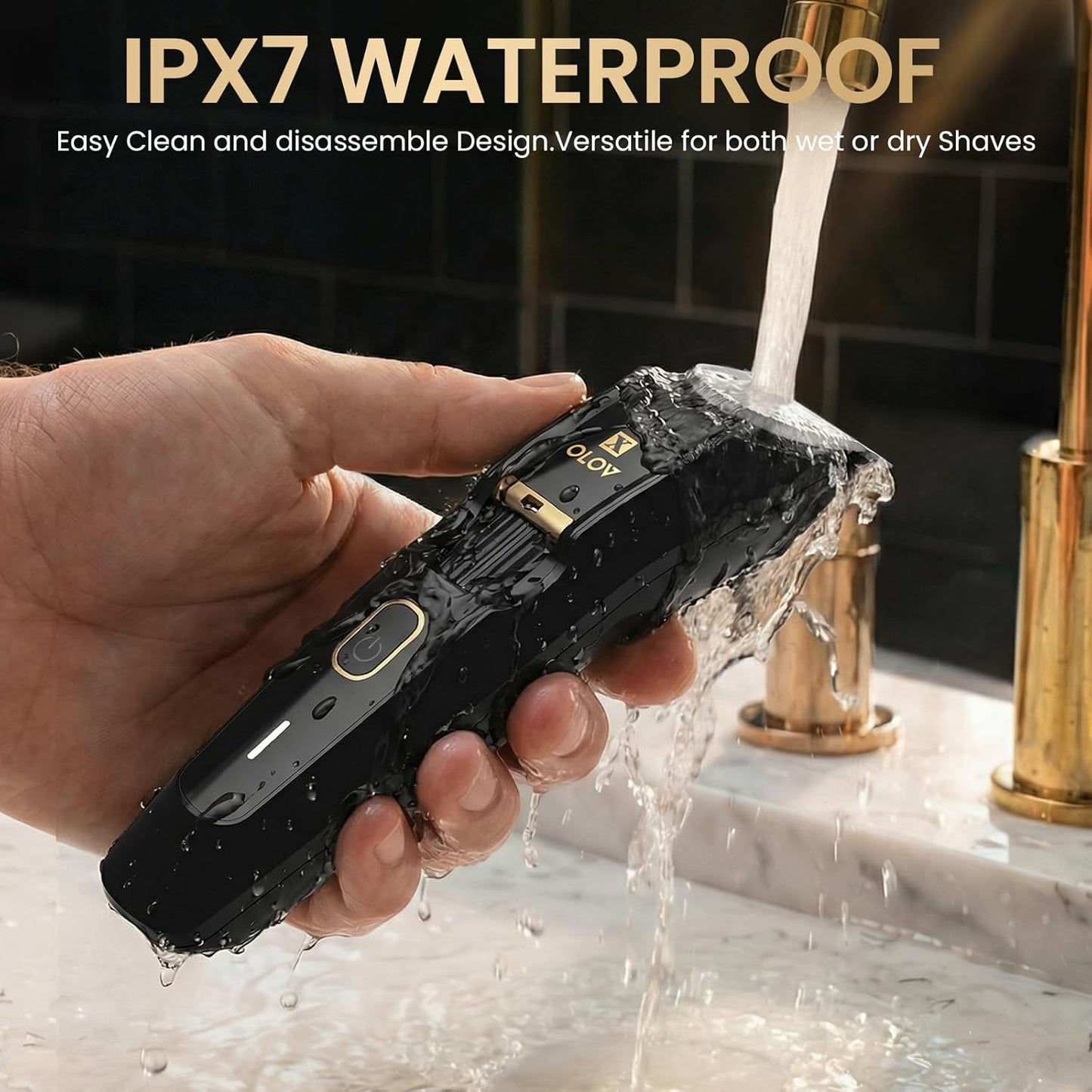 Skiennix Men's Beard Trimmer - All-in-One Precision Groomer with 20 Length Settings - Cordless & Waterproof