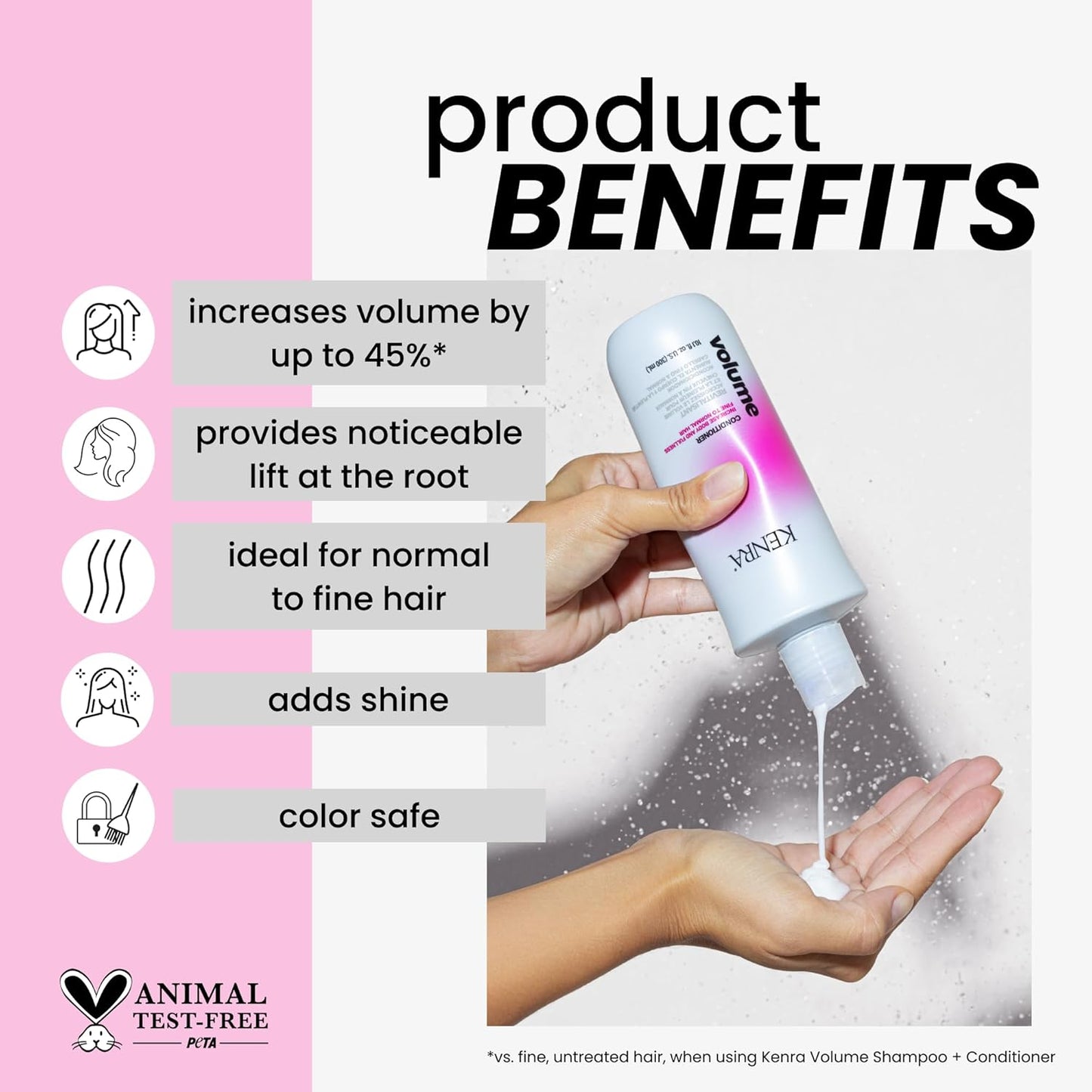 Skiennix Volume Conditioner - Boosts Body & Fullness | Increases Volume Up to 45% | Color Safe for Fine to Normal Hair