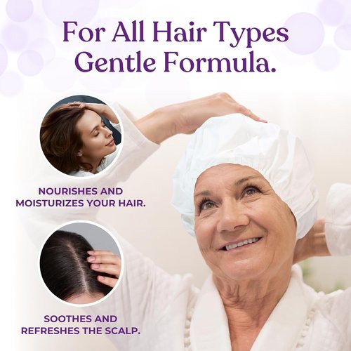 **Regine Switzerland No Rinse Shampoo Caps - Waterless Hair Washing for Bedridden & Elderly - 6 Pack with Aloe Vera**