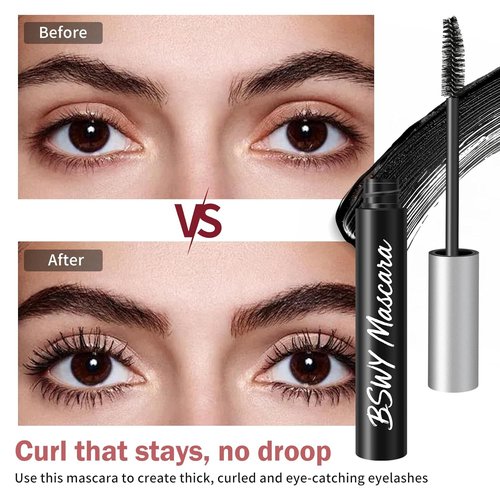 Essence Telescopic Tubing Mascara - Waterproof Formula for Sky-High Lift & All-Day Wear, Gentle for Women 60+