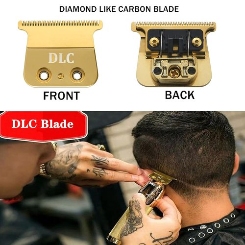 BaBylissPRO Replacement DLC 2.0 Blades - Compatible with FX787 & FX726 Hair Trimmers, Gold Finish