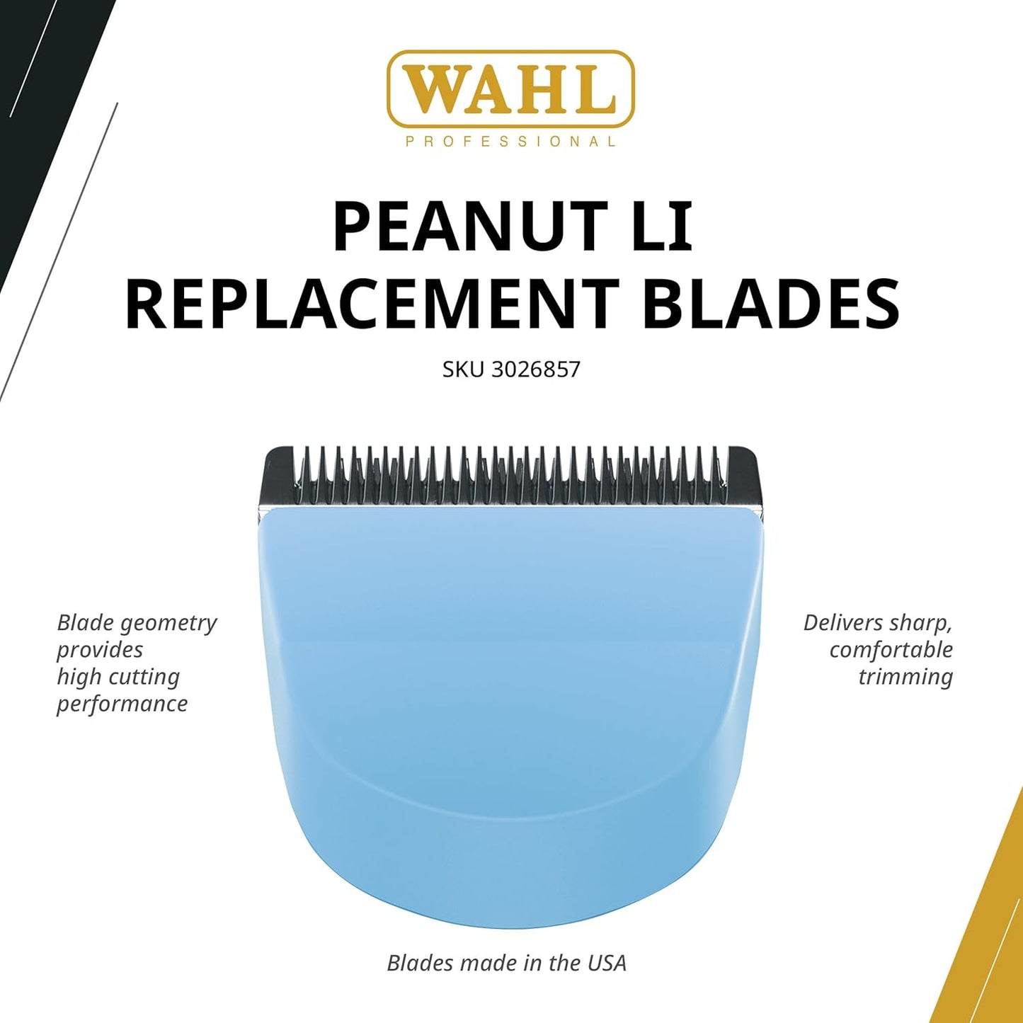 Wahl Professional Peanut Li Replacement Blade - High Precision Cordless Trimmer Cutting Head