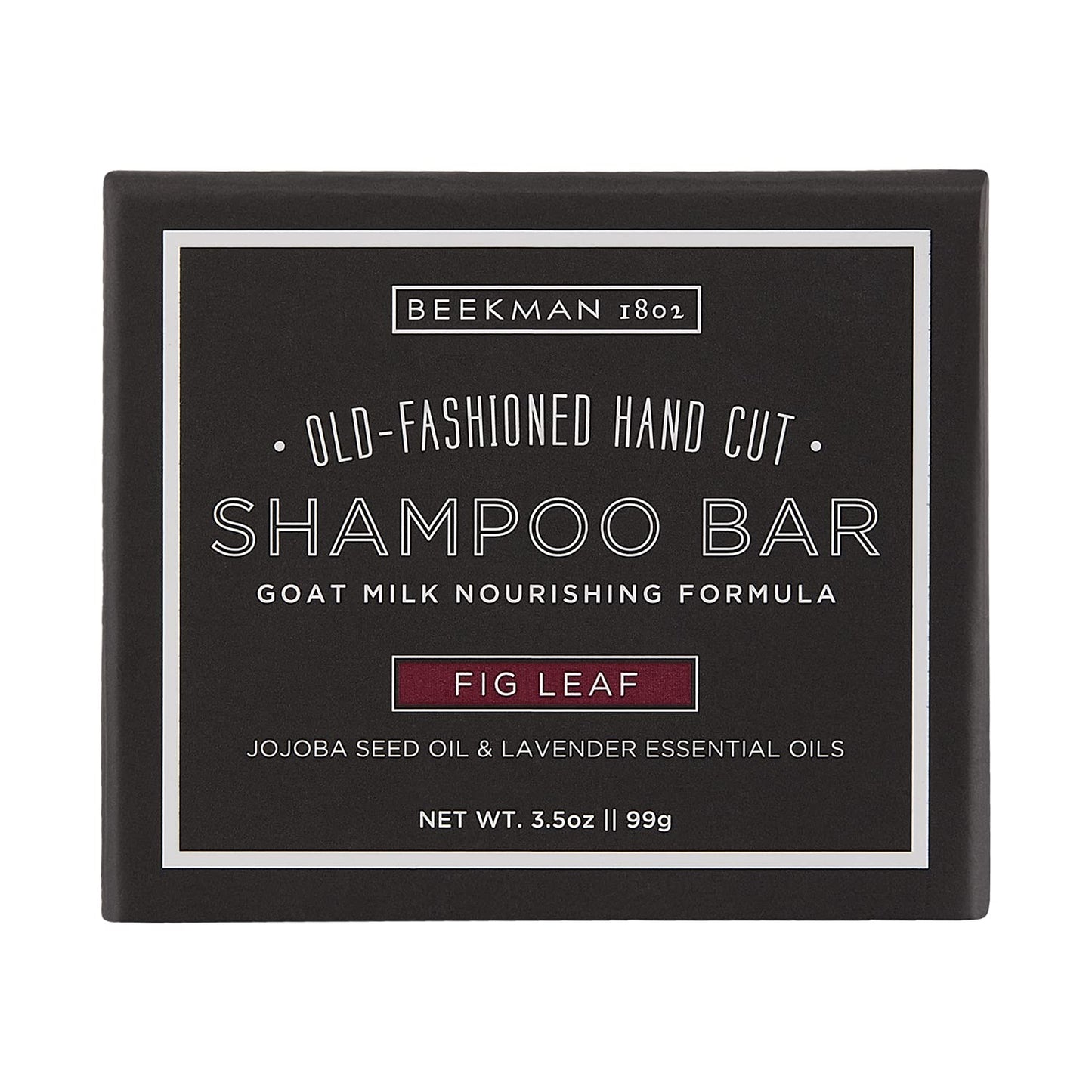 Beekman 1802 Shampoo Bar - Nutrient-Rich Goat Milk Hair Cleansing - Fig Leaf Scent | 3.5 oz