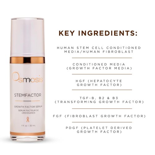 Osmosis StemFactor Exosome Facial Treatment - Age-Defying Skin Renewal Serum, 1 Fl Oz